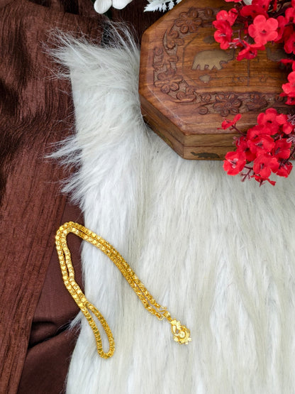 ✨ Elegant 1 Gram Gold-Plated Women’s Chain | 18 Inch Lightweight Necklace Model-24 ✨