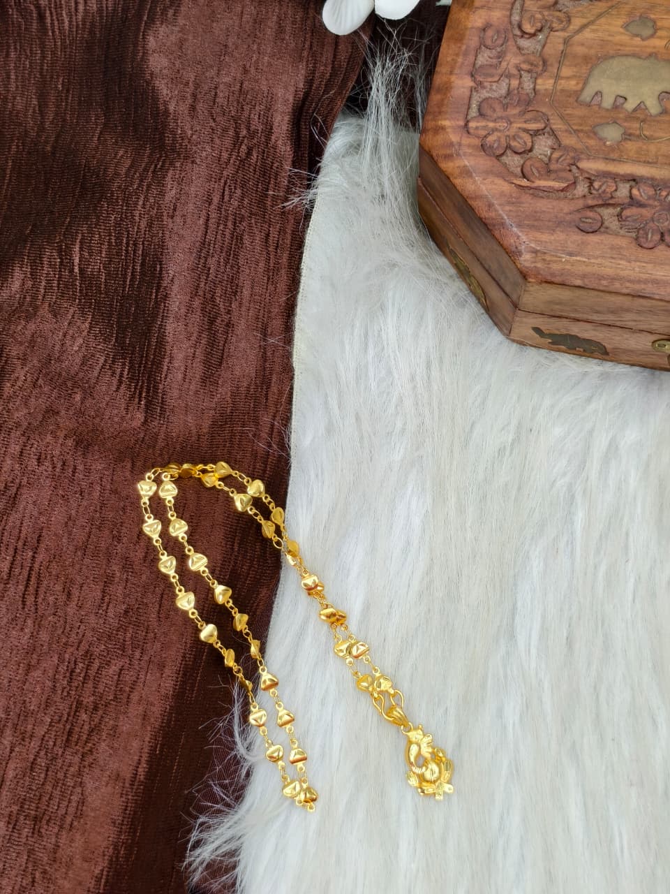 ✨ Elegant 1 Gram Gold-Plated Women’s Chain | 18 Inch Lightweight Necklace ✨