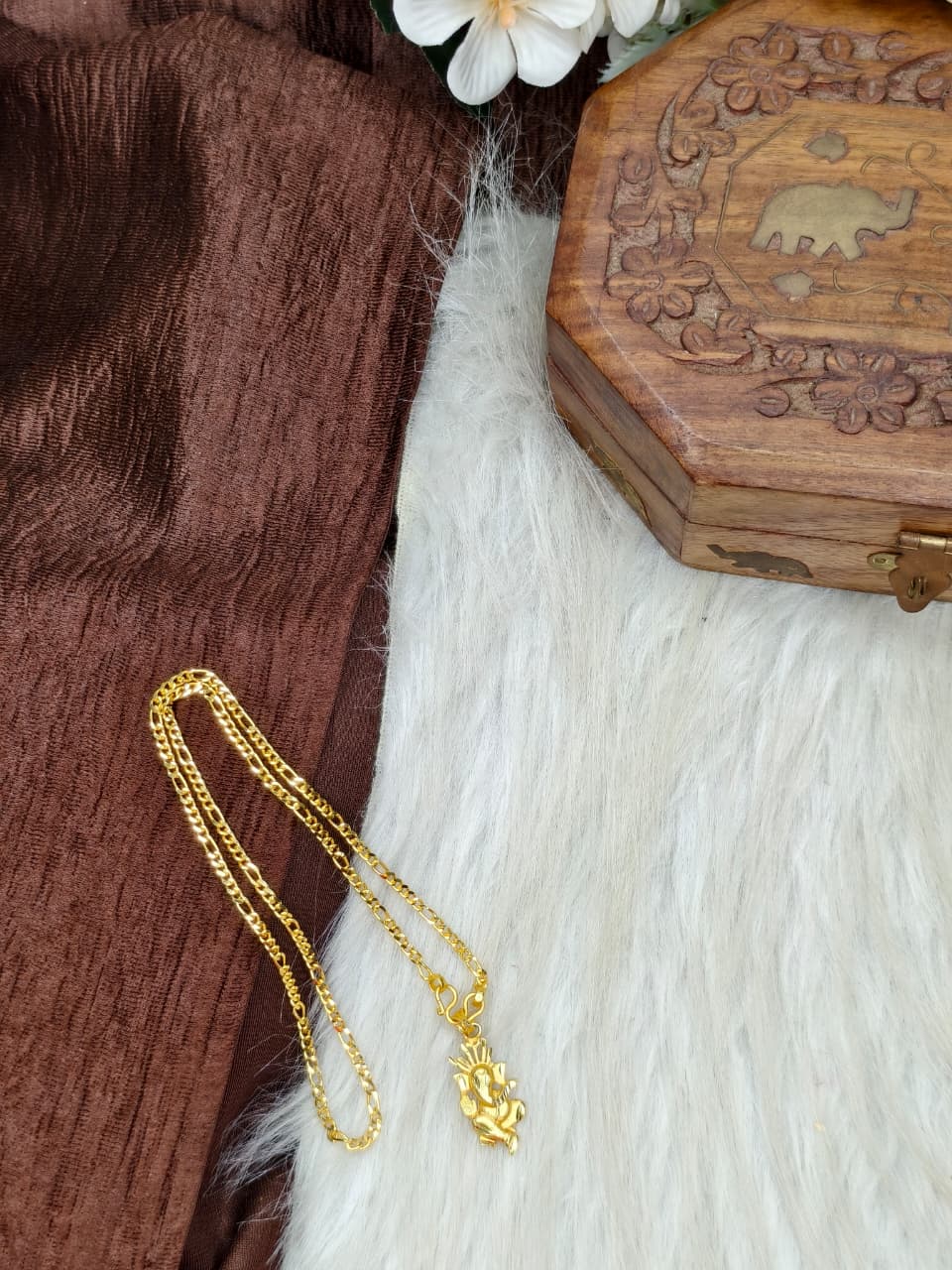 ✨ Elegant 1 Gram Gold-Plated Women’s Chain | 18 Inch Lightweight Necklace ✨