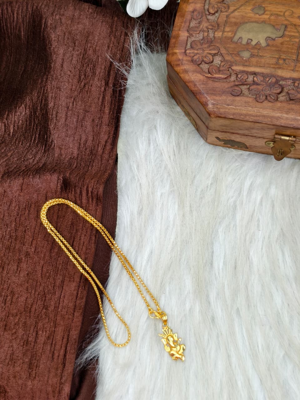 ✨ Elegant 1 Gram Gold-Plated Women’s Chain | 18 Inch Lightweight Necklace Model-7 ✨