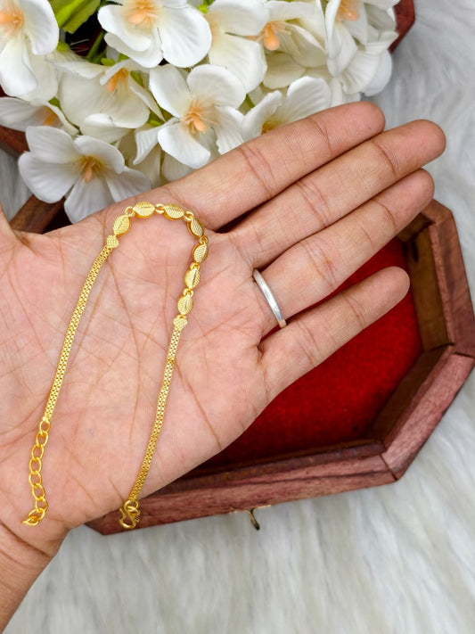 Elegant Women’s Bracelet – 1 Gram Gold with Matte Finish