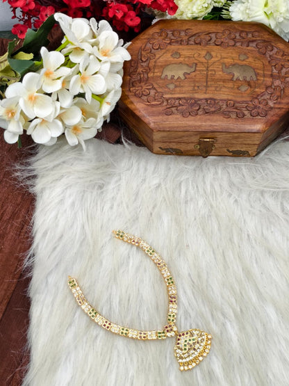 Traditional Impone Stone Necklace for Women – Gold Look