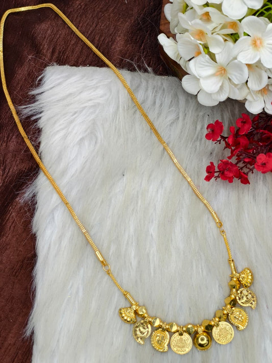 South Indian Traditional Impone Thali Mangalsutra – Gold Plated Sacred Wedding Chain