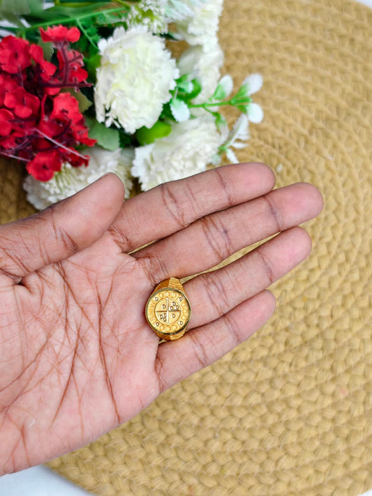 ✨ Men’s 1 Gram Gold Ring – Matte Finish ✨