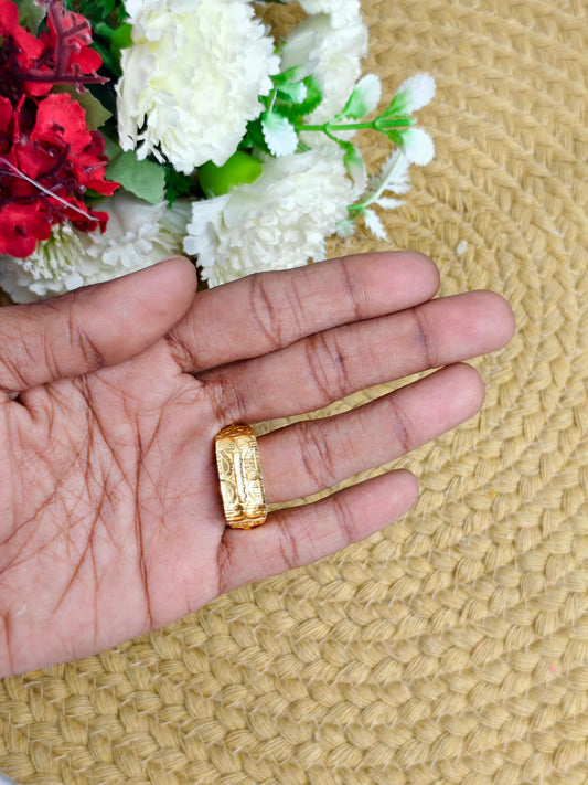 ✨ Men’s 1 Gram Gold Ring – Matte Finish ✨