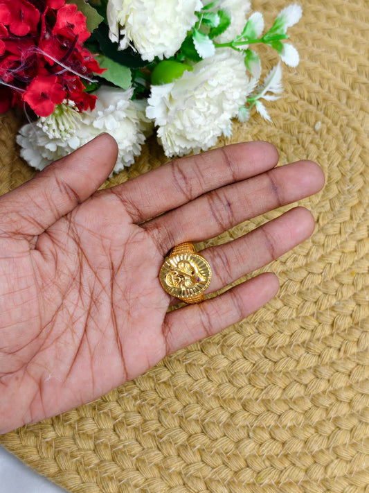 ✨ Men’s 1 Gram Gold Ring – Matte Finish ✨