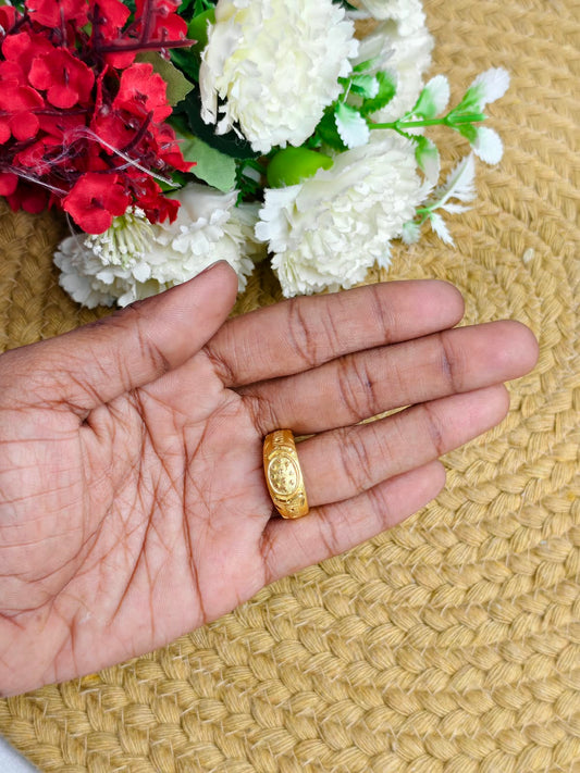 ✨ Men’s 1 Gram Gold Ring – Matte Finish ✨