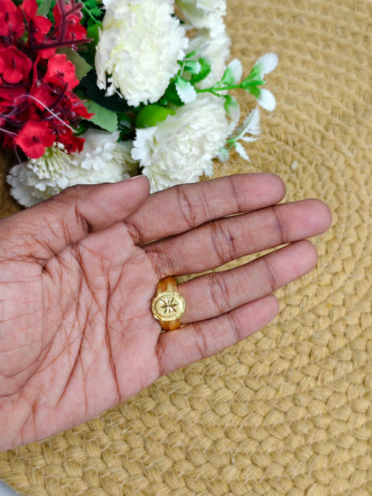 ✨ Men’s 1 Gram Gold Ring – Matte Finish ✨
