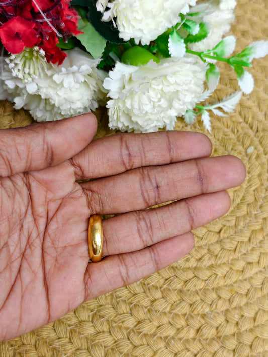 ✨ Men’s 1 Gram Gold Ring – Matte Finish ✨