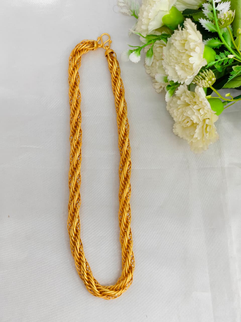Exclusive Men's Gold-Plated Chain – Premium Bold Design Model-5
