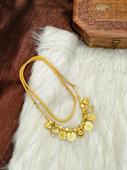 South Indian Traditional Impone Thali Mangalsutra – Gold Plated Sacred Wedding Chain