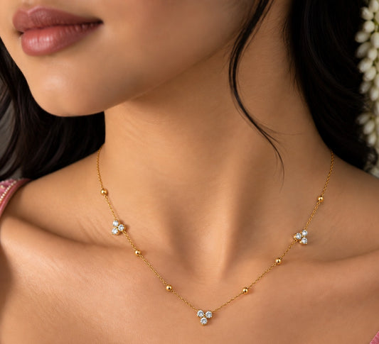 ✨ Elegant Square Pendant Chain