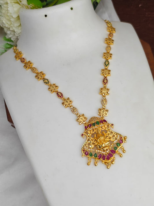 Trending Mini Gold Necklace Set – Premium Gold Look Finished