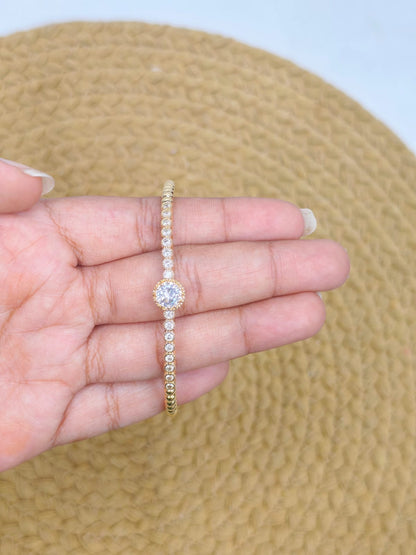 Elegant Crystal Chain Bracelet
