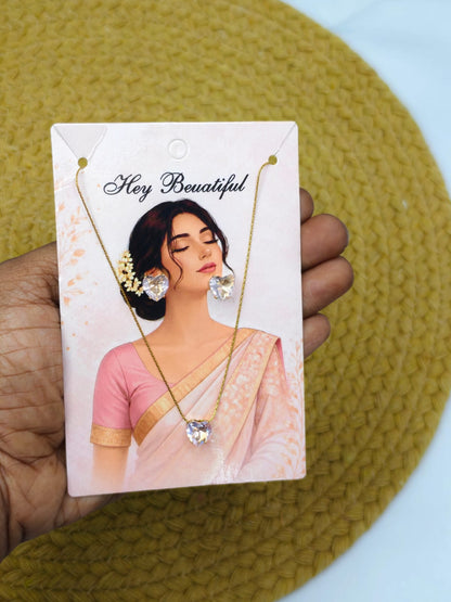 ✨ Elegant Square Pendant Chain