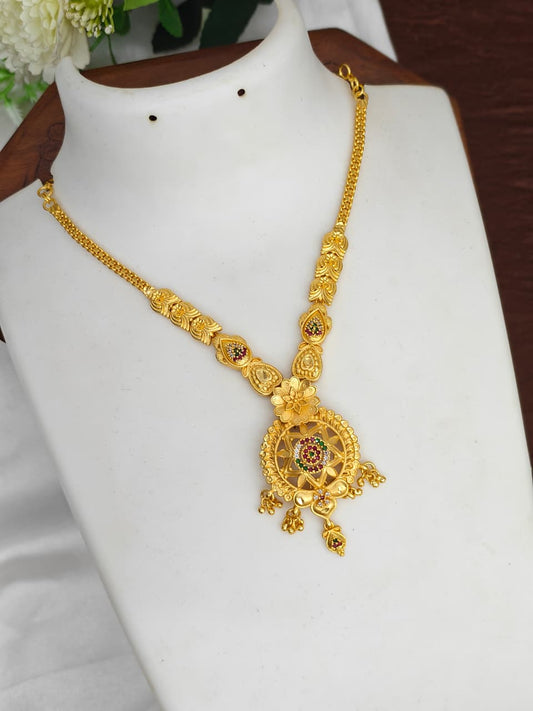 Trending Mini Gold Necklace Set – Premium Gold Look Finished